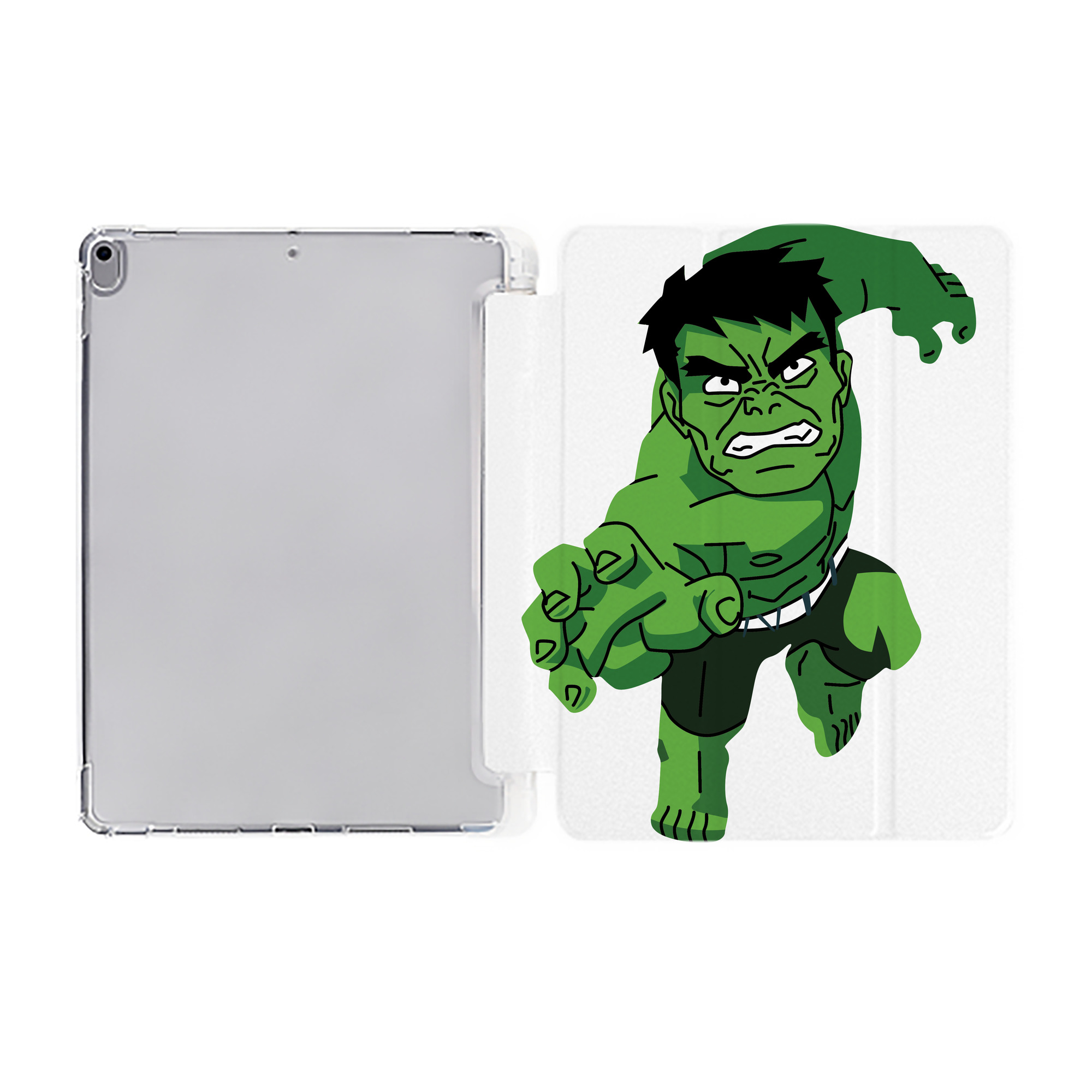 （画像用） アベンジャーズ The Avengers IPad ケース ペン収納付き 三つ折りスタンド PUレザー×シリコン 対応機種9.5/10.5/10.9インチ